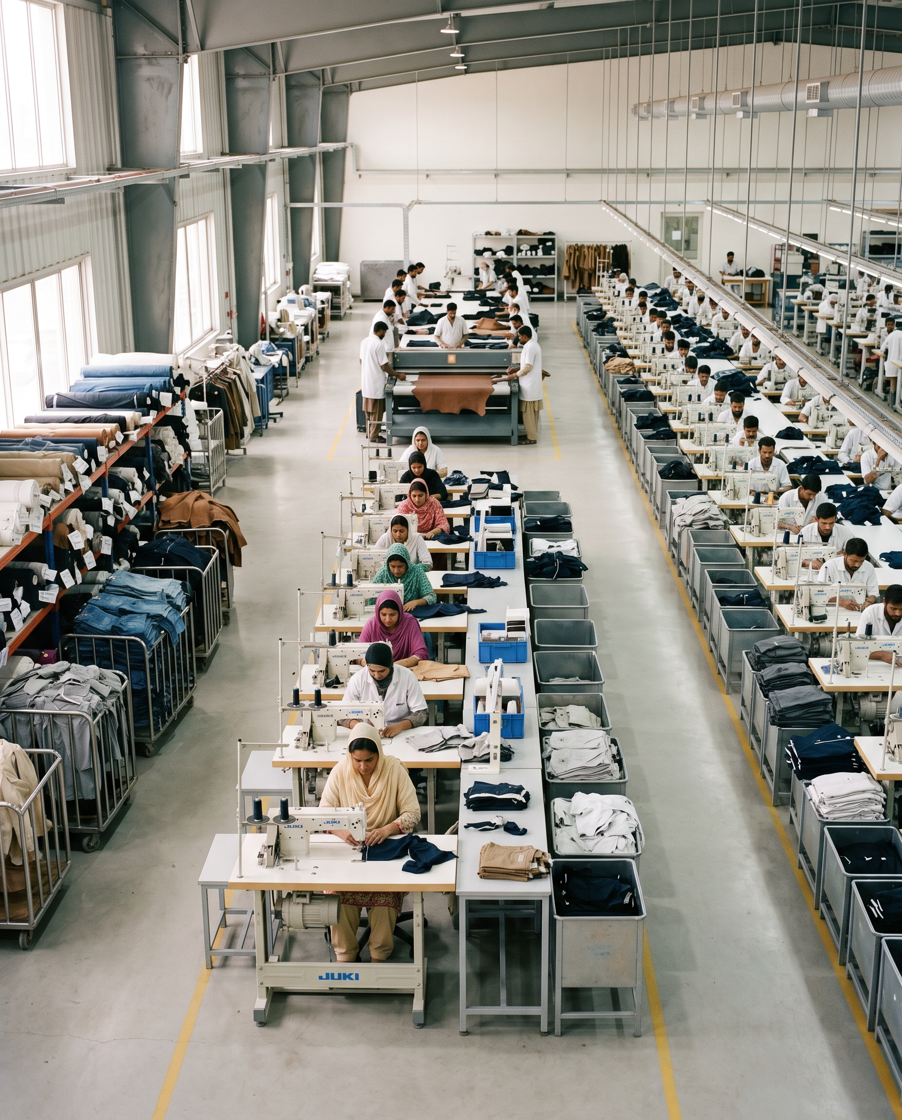 Stonecraft Manufacturing factory floor in Sialkot, Pakistan